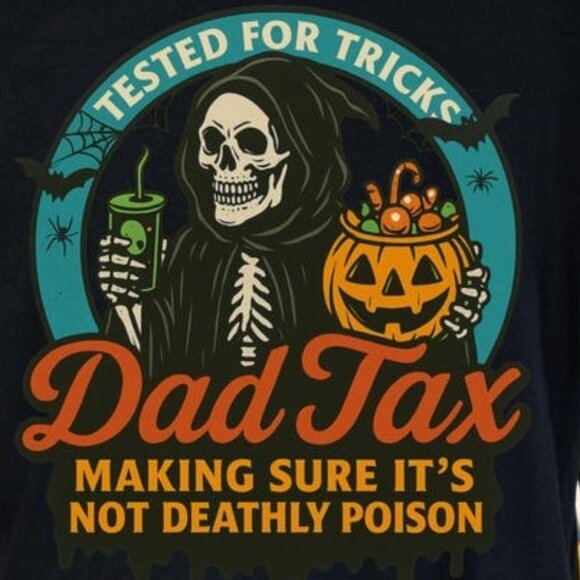 Halloween Dad Shirt, Funny Dad Tax T-Shirt for Dad - Picture 2 of 3